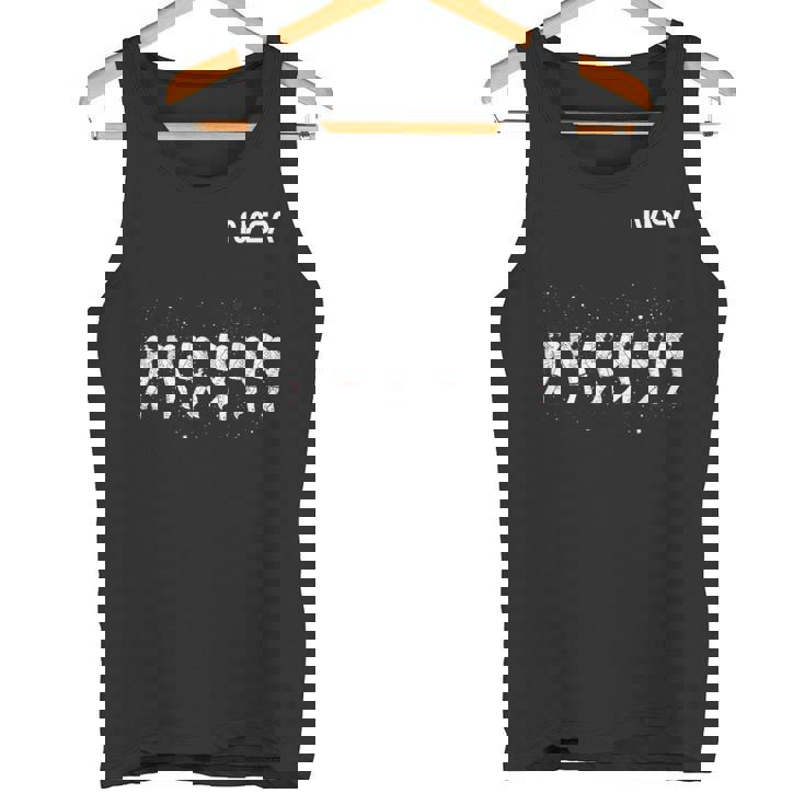 Nasa宇宙飛行士ダンシングワームロゴ タンクトップ