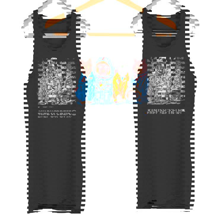 Nasa宇宙飛行士宇宙-猫の飛行服は両側で涼しい タンクトップ