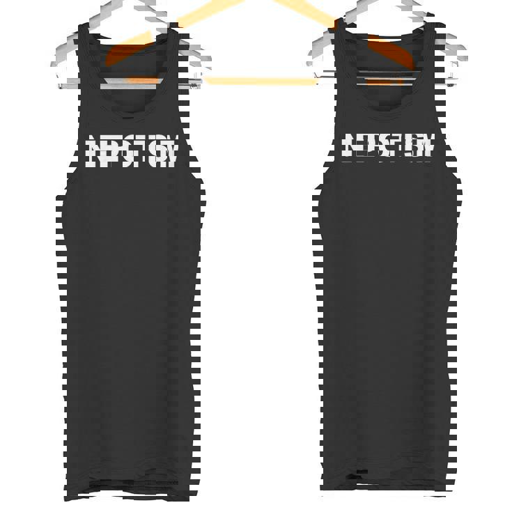 Nepotismo Camiseta sin mangas