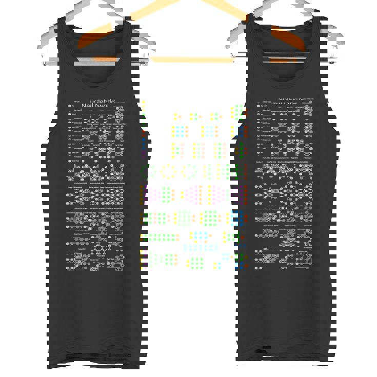 Nerd Redes Neuronales Zoo Programador De Computadoras Maestro Geek Camiseta sin mangas