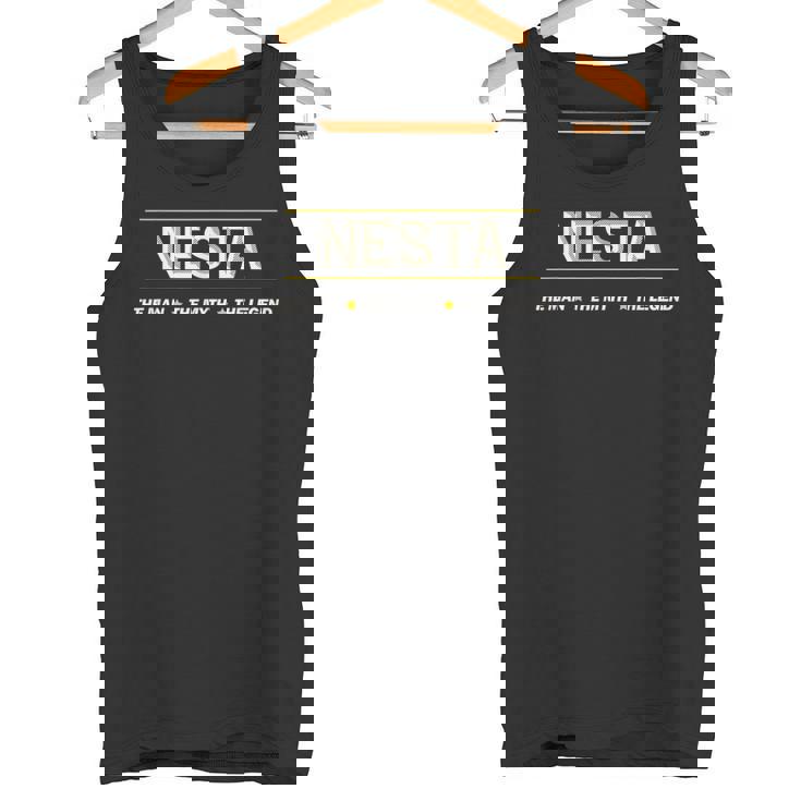 Nesta The Man The Myth The Legend タンクトップ