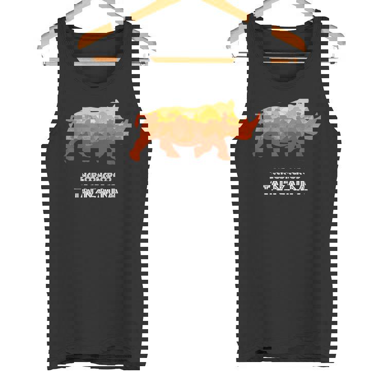 Ngorongoro タンザニア サファリ国立公園 ゲーム リザーブ サイ タンクトップ