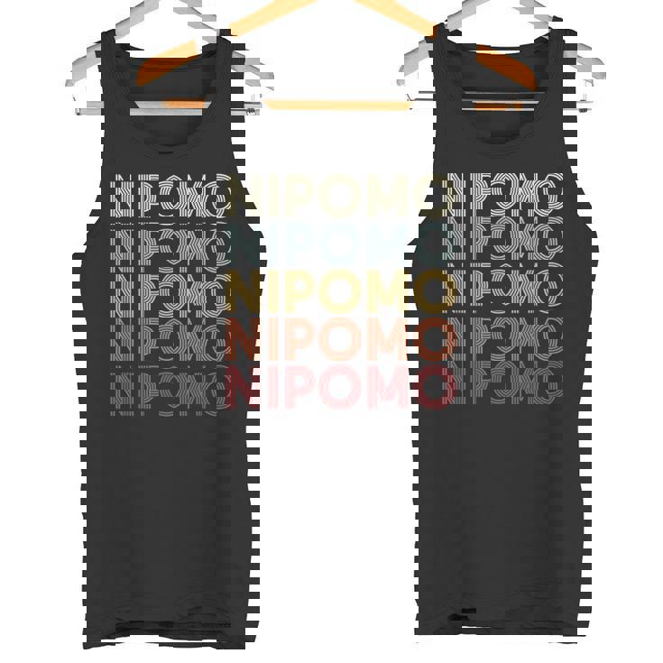 Nipomo California Nipomo Ca Retrointage Text タンクトップ