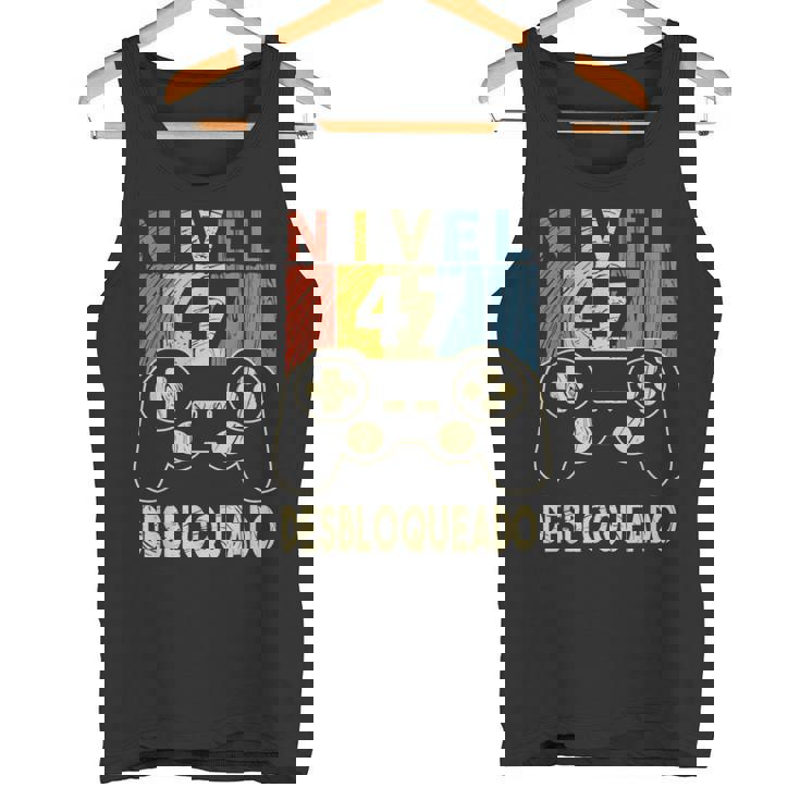 Nivel 47 Desbloqueado Gamer 47 Años Cumpleaños Camiseta sin mangas