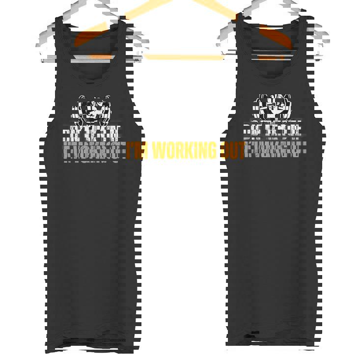 No Me Hables Estoy Haciendo Ejercicio Camiseta sin mangas