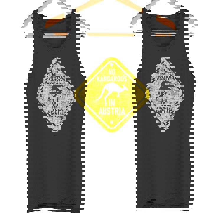 No Kangaroos In Austria 動物飼育係 野生動物 愛好家 タンクトップ