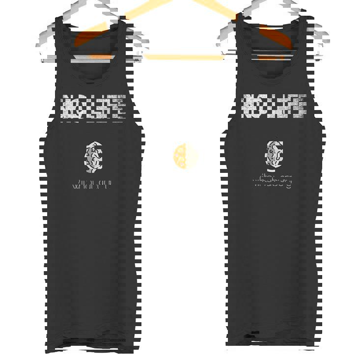 No Life ノーライフ Without Curry シンプル さり気ない お洒落 部屋着 カレーオタク カレー タンクトップ