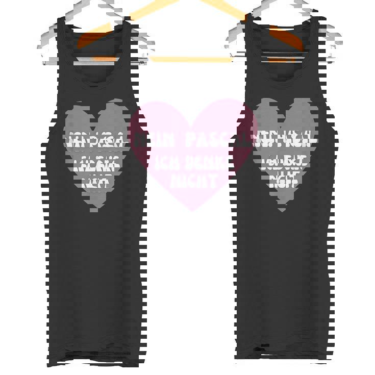 No Pascal I Think Not Heart Memes タンクトップ