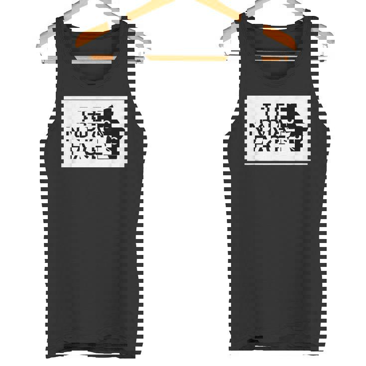 The Nora Face ザ・ノラ・フェイス『ノラネコさん』猫 ハチワレ パロディ ゆるくて かわいい 面白 タンクトップ