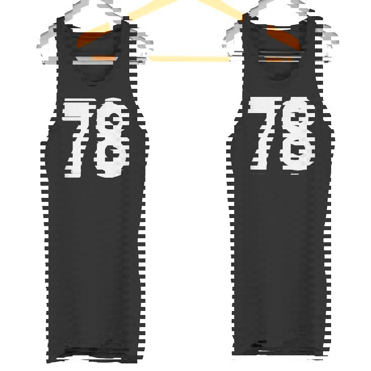 Number 78 、Eventy-8 ジャージ スポーツ 誕生日 タンクトップ