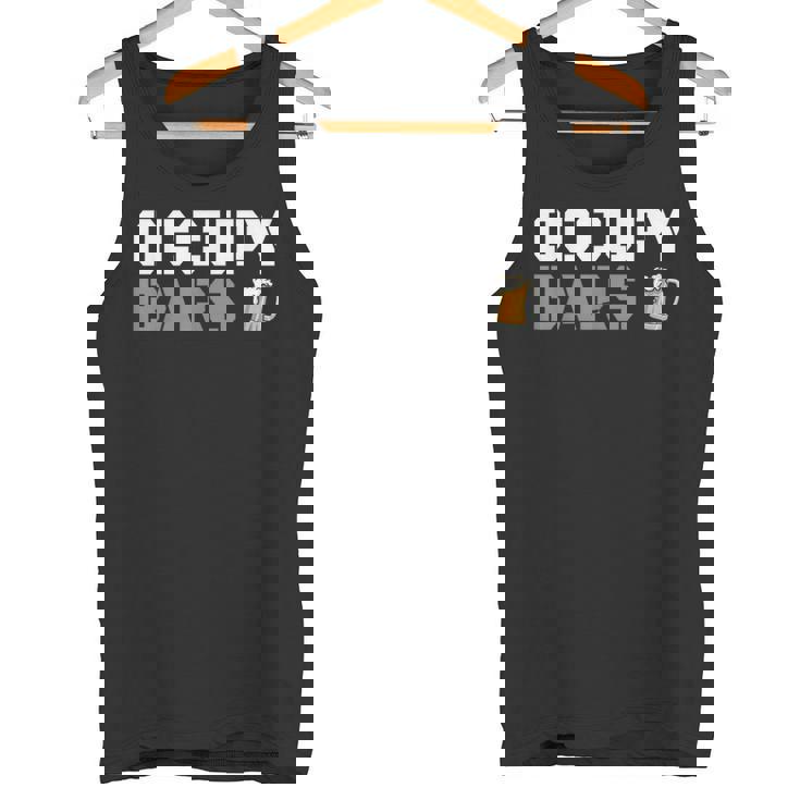 Occupy Bars pace Parody Of Occupy Mars タンクトップ