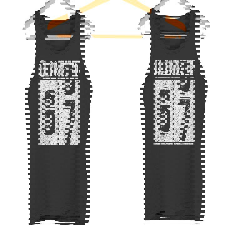 Oldometer 67 67歳の誕生日ギフトシャツ タンクトップ