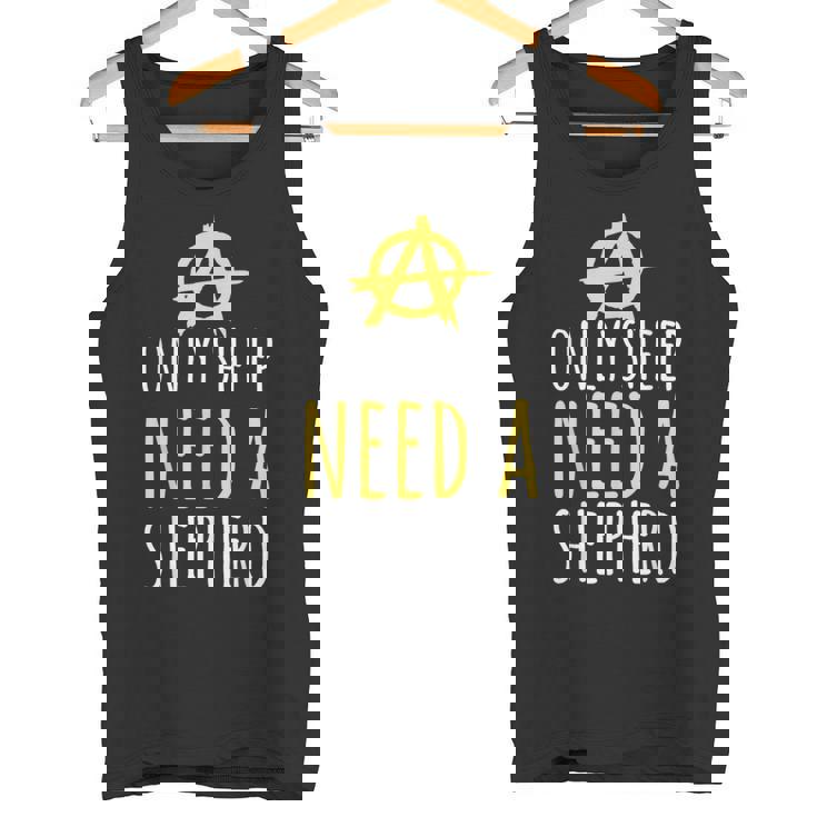 Onlyheep Need Ahepherd Anarchist シンボル アナキズムミーム タンクトップ