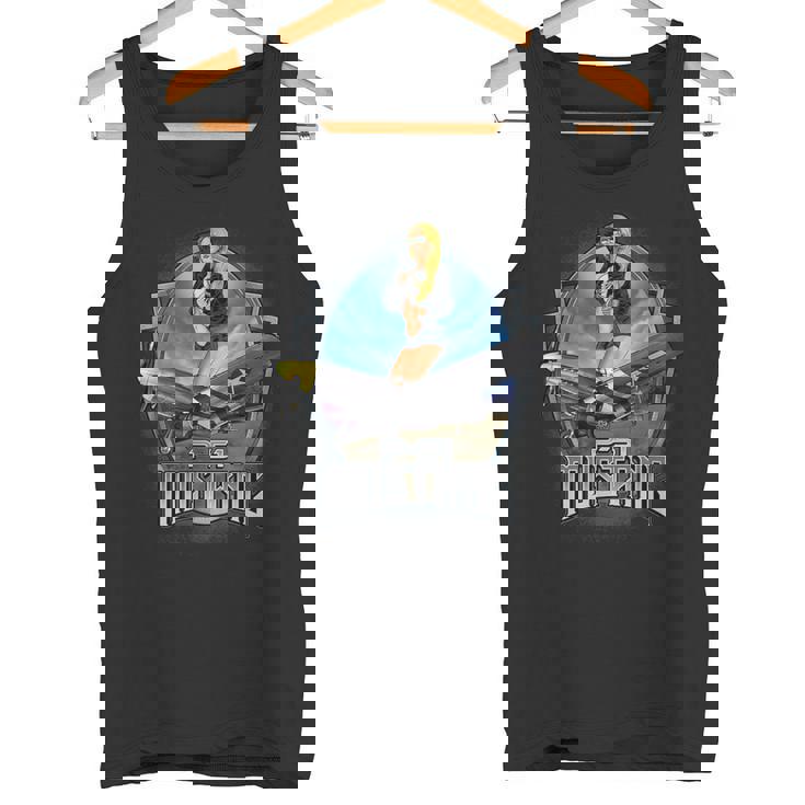 P-51 ムスタング 北米航空ビンテージファイター タンクトップ