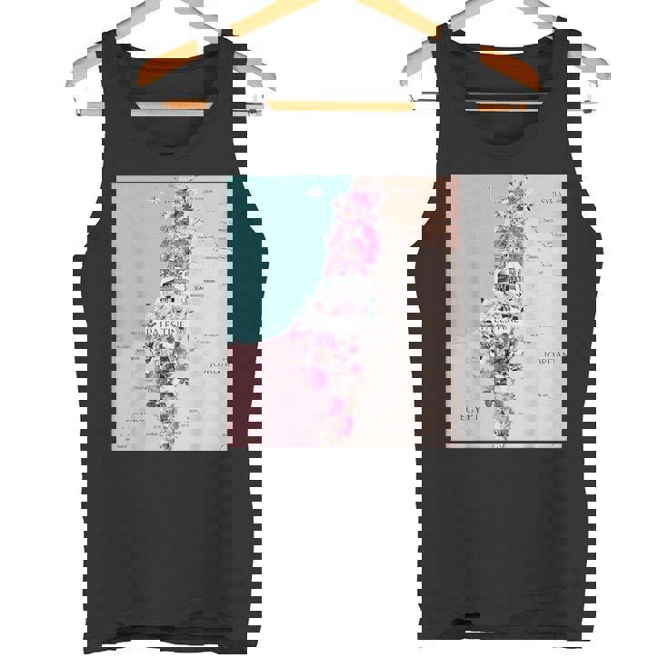 Palestine Map Palestinians Map タンクトップ