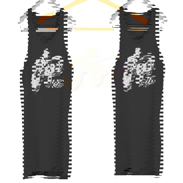 Papa 2025 初めての父の日 父性 新しいパパ タンクトップ