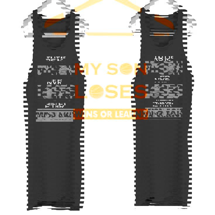 Papà Di Pallacanestro Mio Figlio Non Perde Mai Canotta