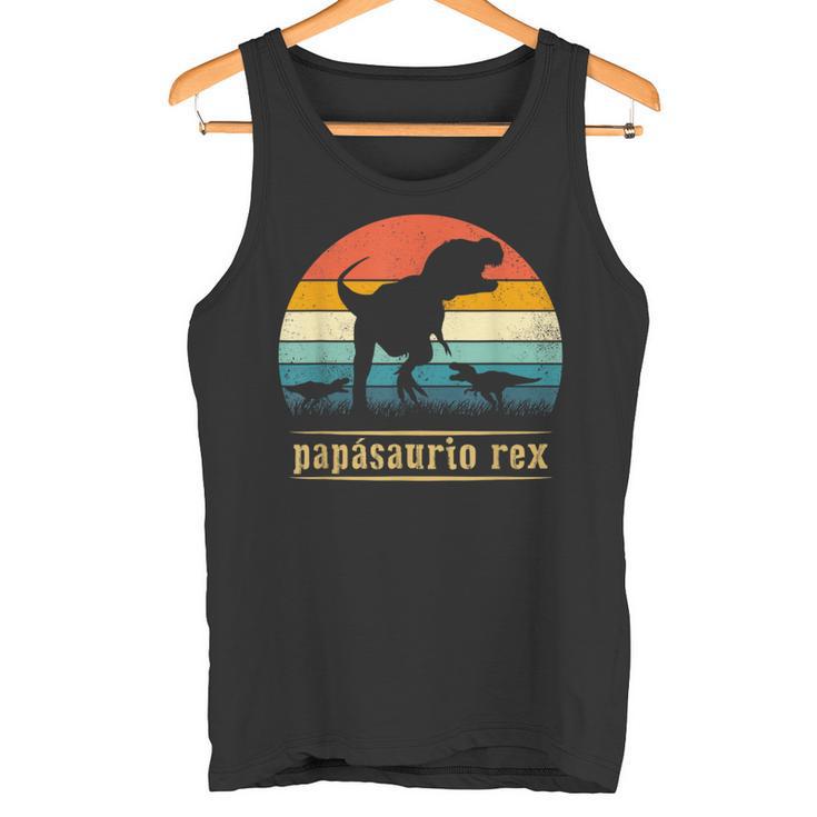 Papá-Saurio Rex Divertido Dinosaurio Día Del Padre Regalo Camiseta sin mangas