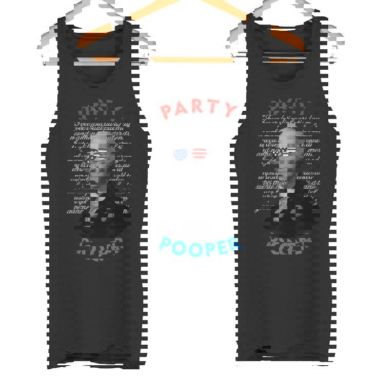 Party Pooper 面白い独立無党派投票者 7月4日 タンクトップ