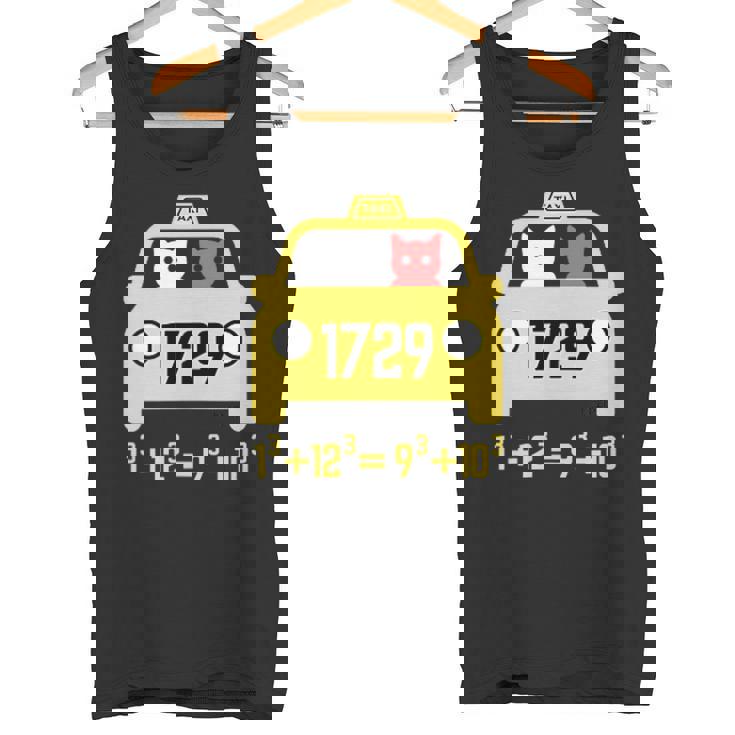 Penredpen タクシーキャット、ラマヌジャンタクシータクシー番号 1729 タンクトップ