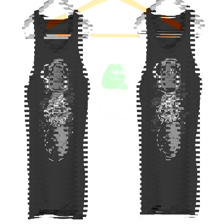 Pepe Crypto用のpepeコインデザイン。 タンクトップ