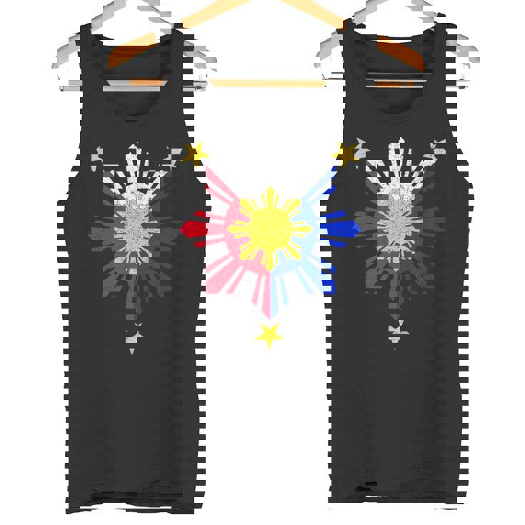 Pinoy フィリピン国旗 太陽 タンクトップ