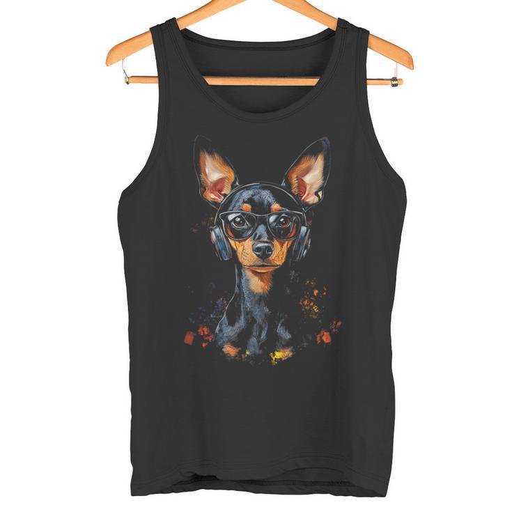 Pinscher Pinscher In Miniatura Motivo Canotta