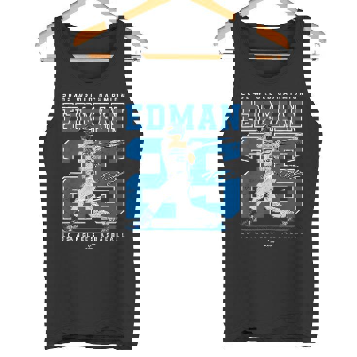 Player Number 2024 World Champion Tommy Edman Mlbpa タンクトップ