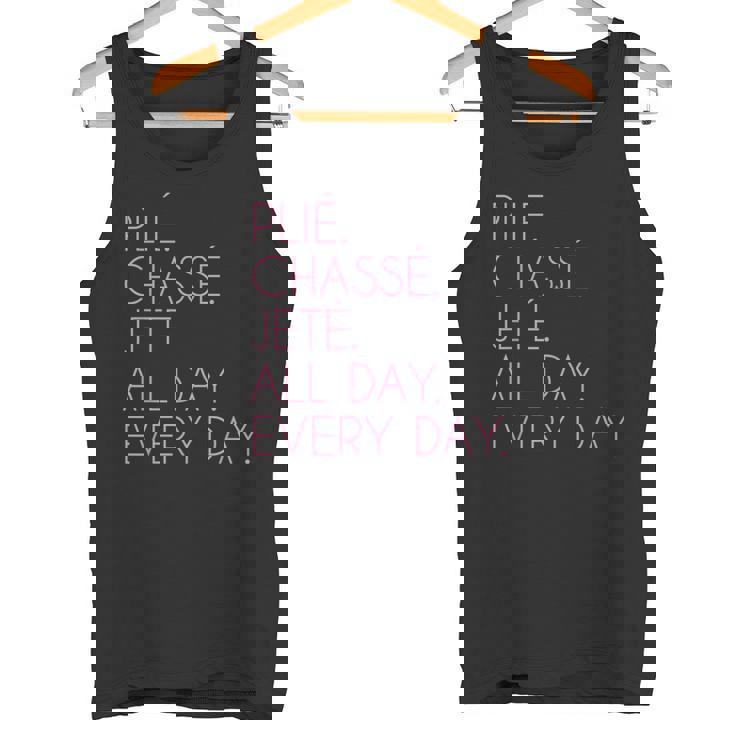 Plie Chasse Jete バレエダンシング バレリーナ バレエダンサー タンクトップ