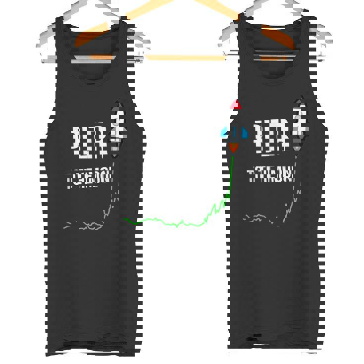 Pltr To The Moontock Ticker Wsb 面白いミーム タンクトップ