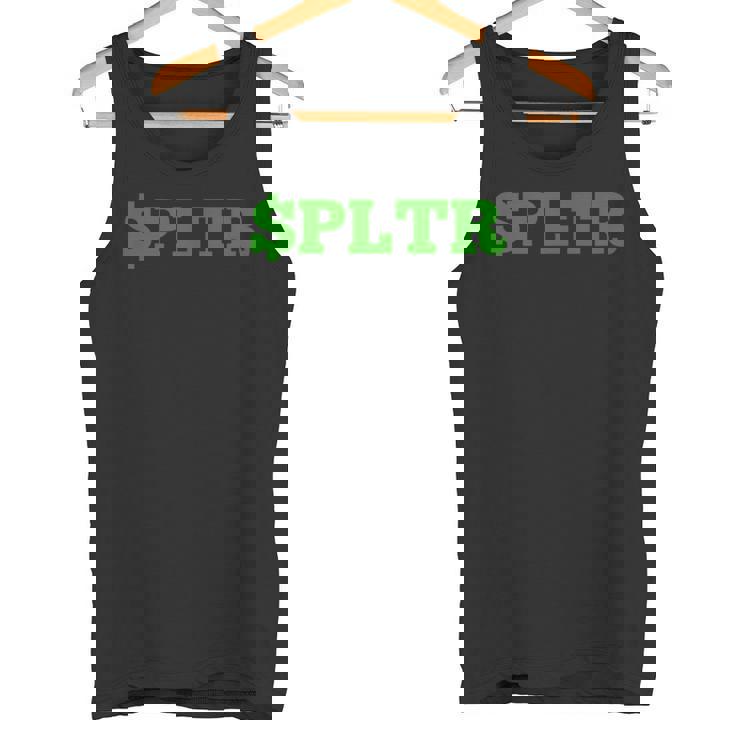 Pltrtock Market チッカーシンボル トレーディングデザイン タンクトップ