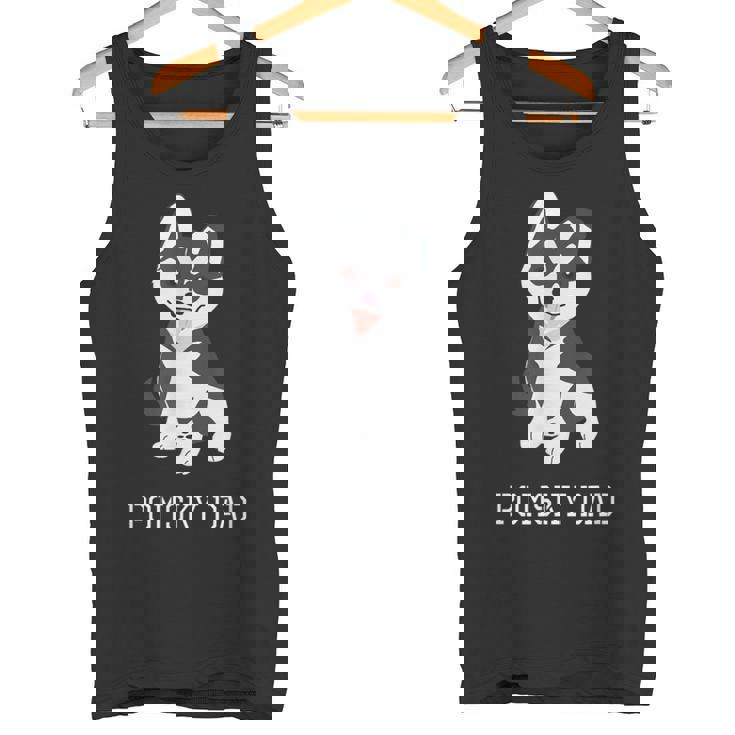 Pomsky Dad Partido Camiseta sin mangas