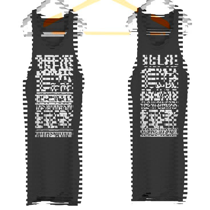 Programador De Computación Divertido Código Binario Informático Camiseta sin mangas