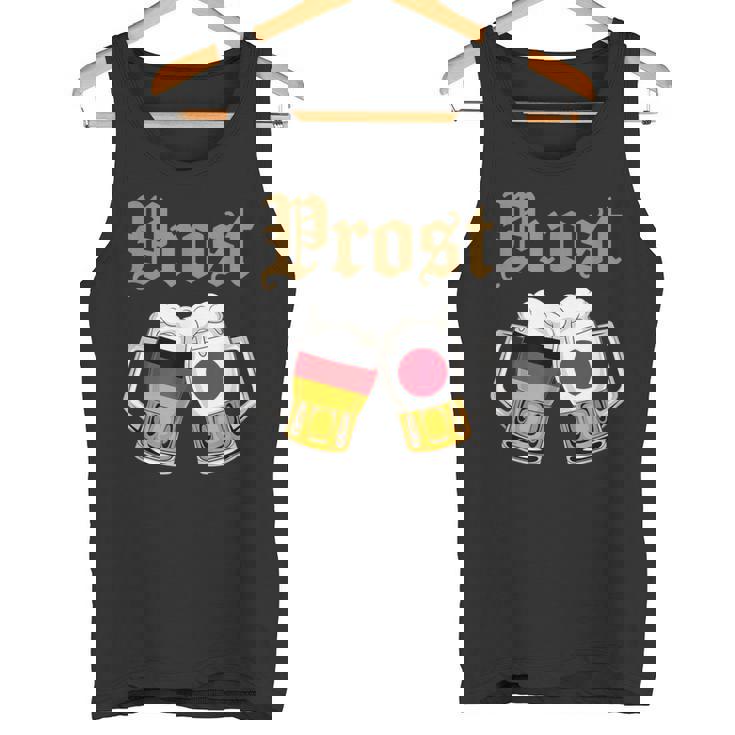 Prost ドイツ-日本オクトーバーフェストビールマグ 旗デザイン タンクトップ