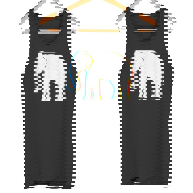 Psy Trance サイケデリックエレファントtシャツ タンクトップ