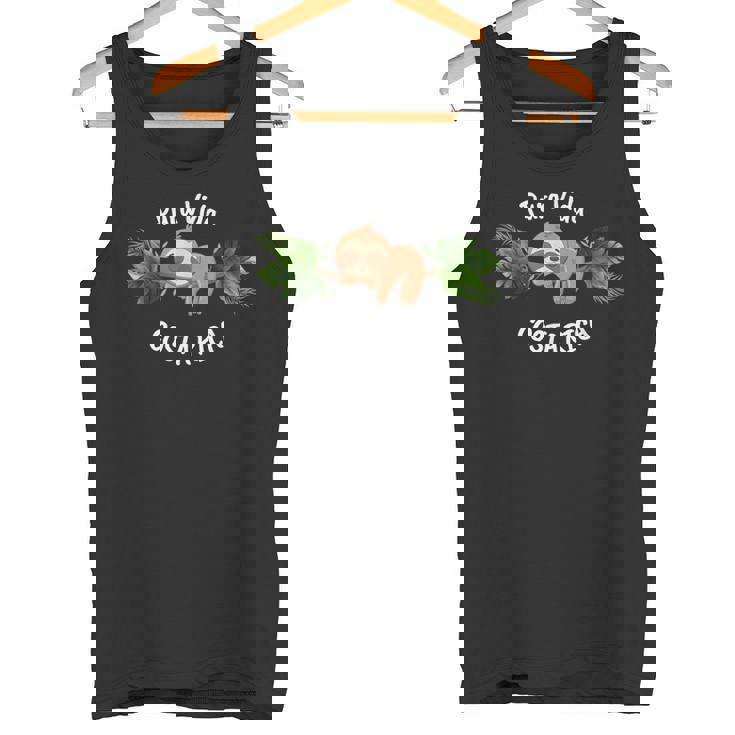 Puraida コスタリカ ナマケモノ リラックス タンクトップ