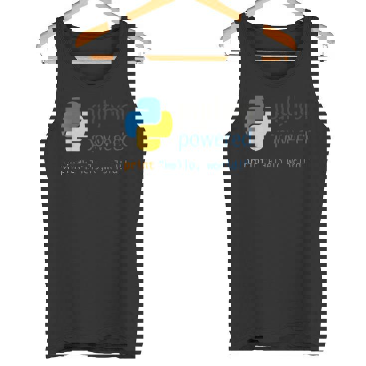 Pythonプログラマーティーコンピューター開発者 タンクトップ