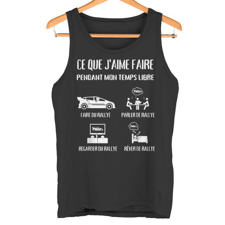 Sweat à Capuche Humour Rallye - 'Je Peux Pas J'ai Rallye' - Cadeau Fun Pour Homme Femme Fan De Sport Auto
