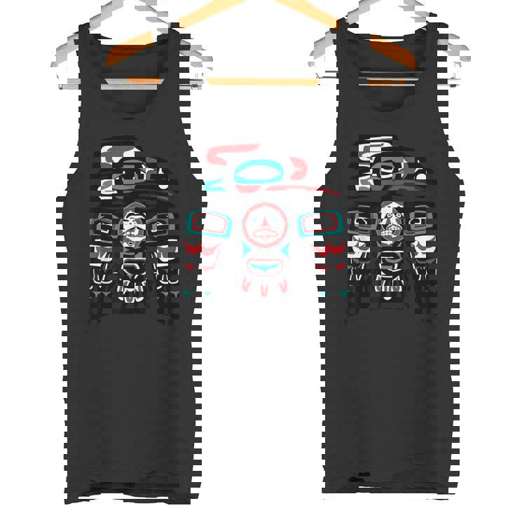 Raven ネイティブアメリカン プライド ハイダ トリンギット トーテム タンクトップ