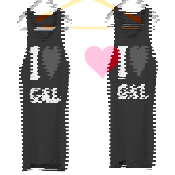 Red Heart I Love Gal タンクトップ