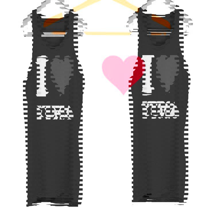 Red Heart I Love Yuma タンクトップ