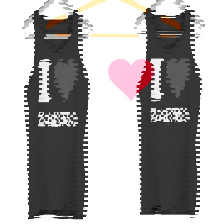 Red Heart I Love Zarina タンクトップ