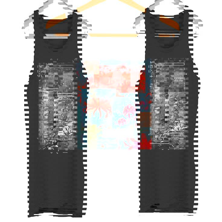 Redpider Lily の 曼珠沙華 で 日本のヴィンテージ の 美的スタイルのコラージュ タンクトップ