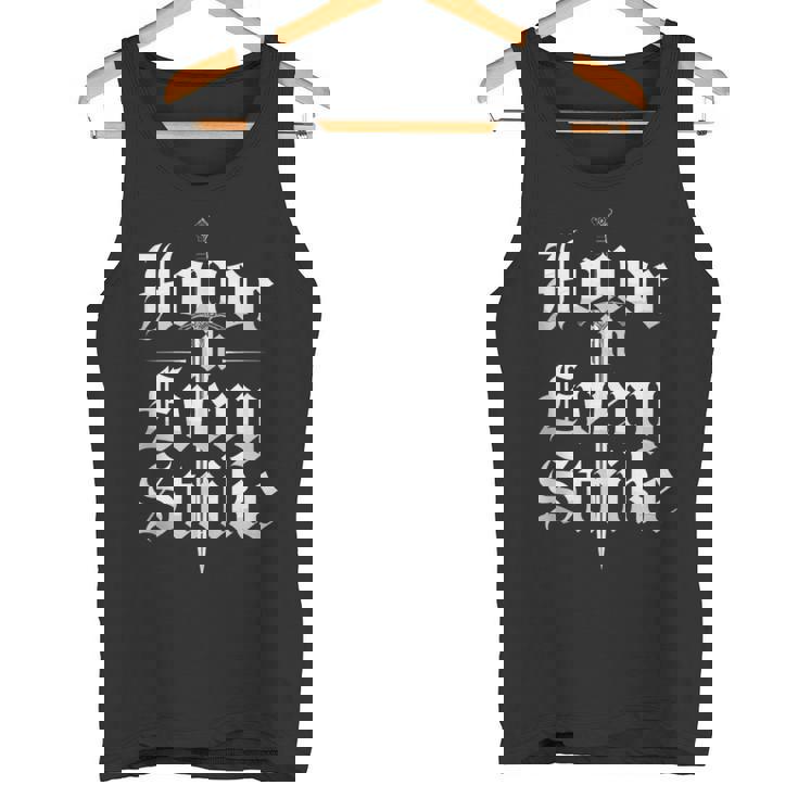 Renaissanceword Fighter Hema Entusiasta De La Esgrima Histórica In Mangas Camiseta sin mangas