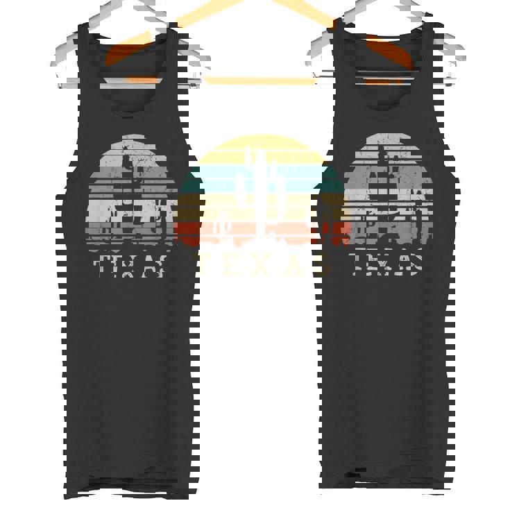 Retro Texas Orgulloso Regalo De Raíces De Texas Para Hombres Camiseta sin mangas