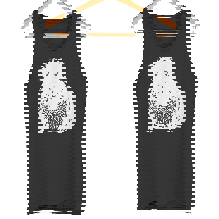 Rgbカラー付きモルモット ルース・ベイダー・ギンズバーグ タンクトップ