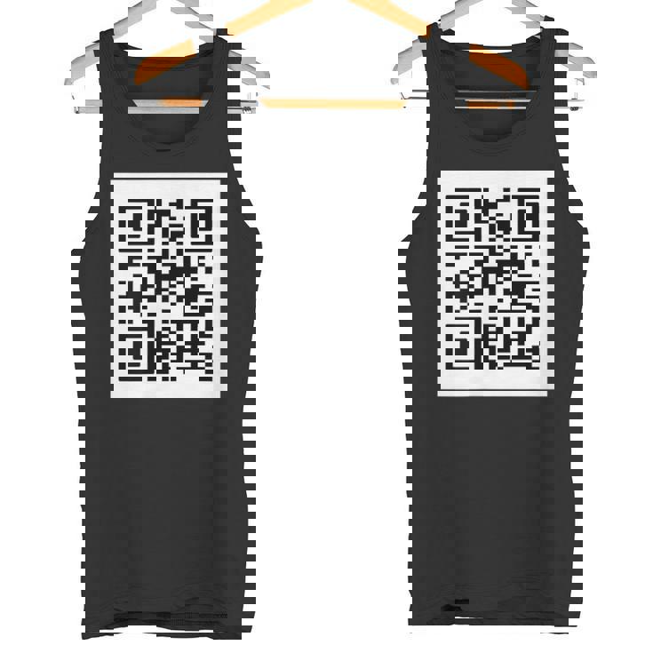 Rickroll Qrコードリンクミーム タンクトップ