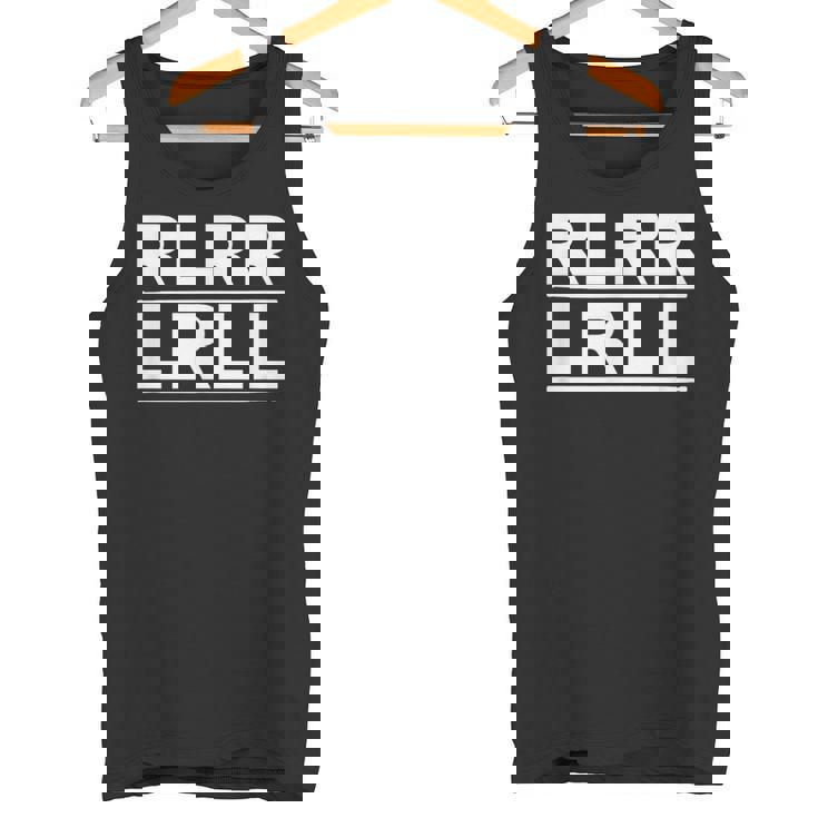 Rlrr Lrll ドラマー パラディドル ミュージシャン Rlrlrll タンクトップ