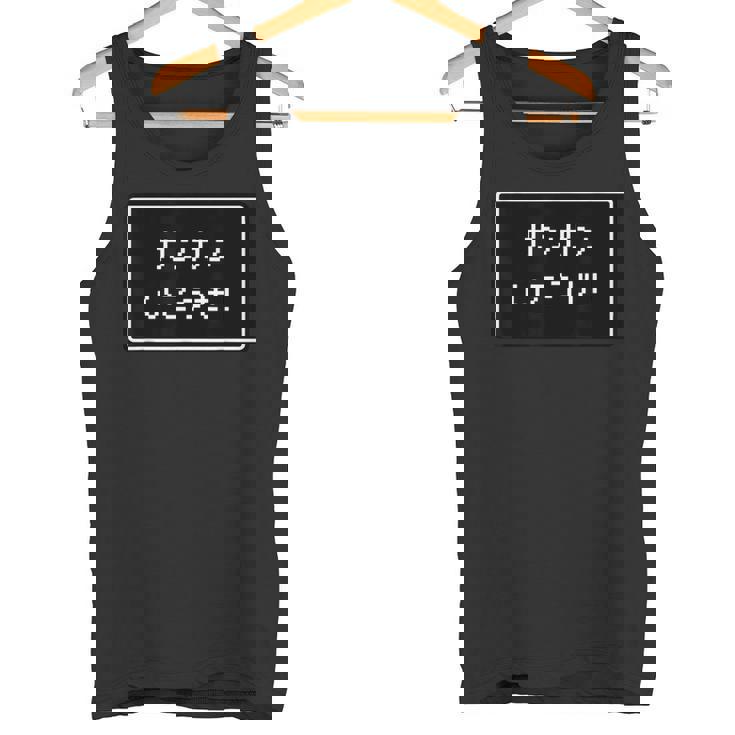 Rpg 風 パロディ『ガンガンいこうぜ！』ゲーム【Gamers ゲーマーズ】ドット 文字 ウィンドウ 配信用 面白い タンクトップ