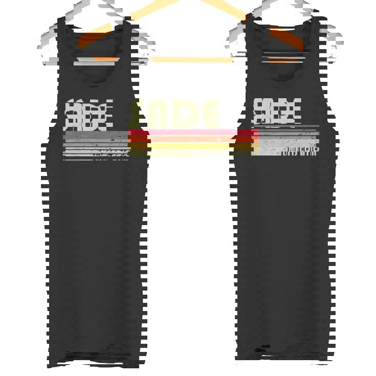 Sade 名前入り レトロヴィンテージ 80年代 90年代 誕生日 タンクトップ